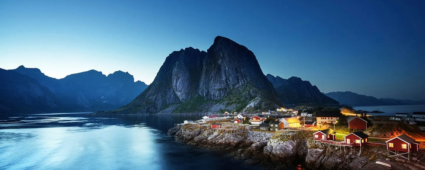 Hamnoy village in Norway