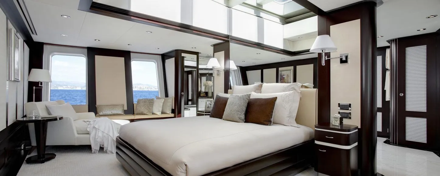 Charter yacht Megan luxury cabin