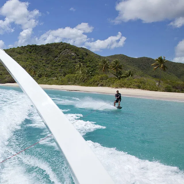 Charter Yachts with Waterskis & Towable Toys