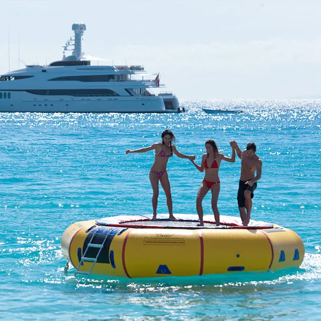 Charter Yachts with a Waterpark