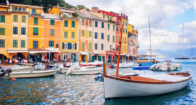 Mediterranean seaside town Portofino