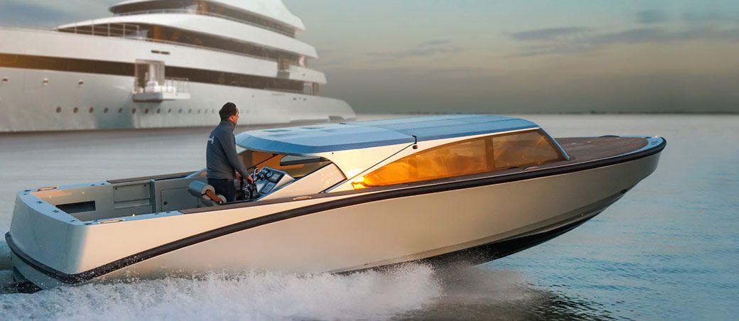 Superyacht with Limo Tender