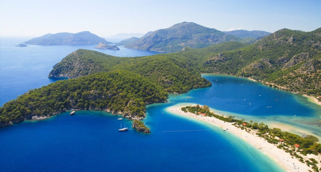 Turkey coast line